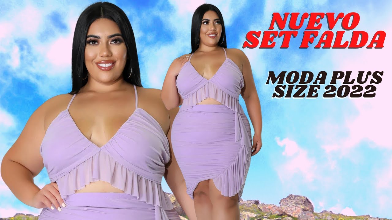 NUEVO falda set moda para mujer plus size || Ropa talla grande 2022