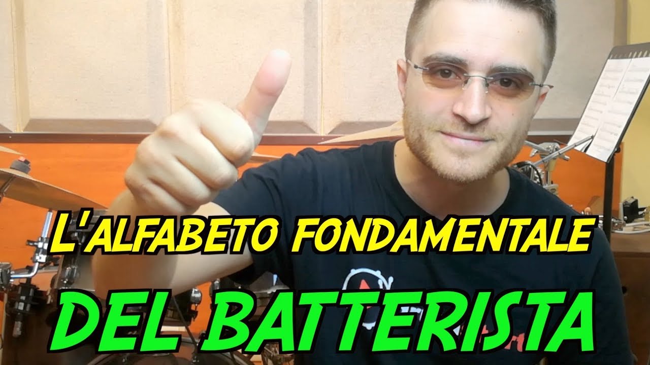 L' ALFABETO del Batterista