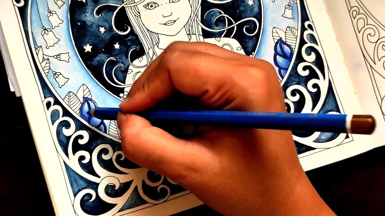 One Color Challenge!!!Johanna Basford Book|Koh-i-Noor Polycolor Pencils|Final part|Adult coloring|