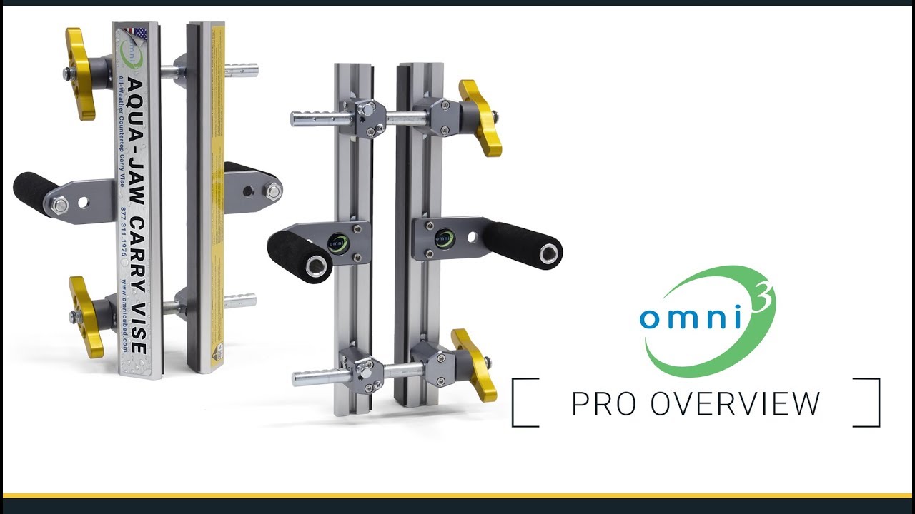 Omni Cubed Pro Overview: Aqua-Jaw™ Carry Vise™