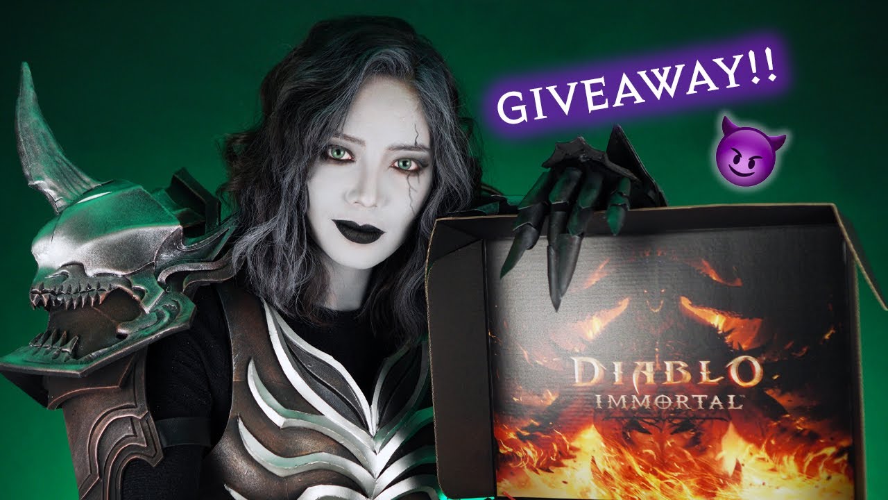 NECROMANCER COSPLAY + GIVEAWAY!!! | Diablo Immortal