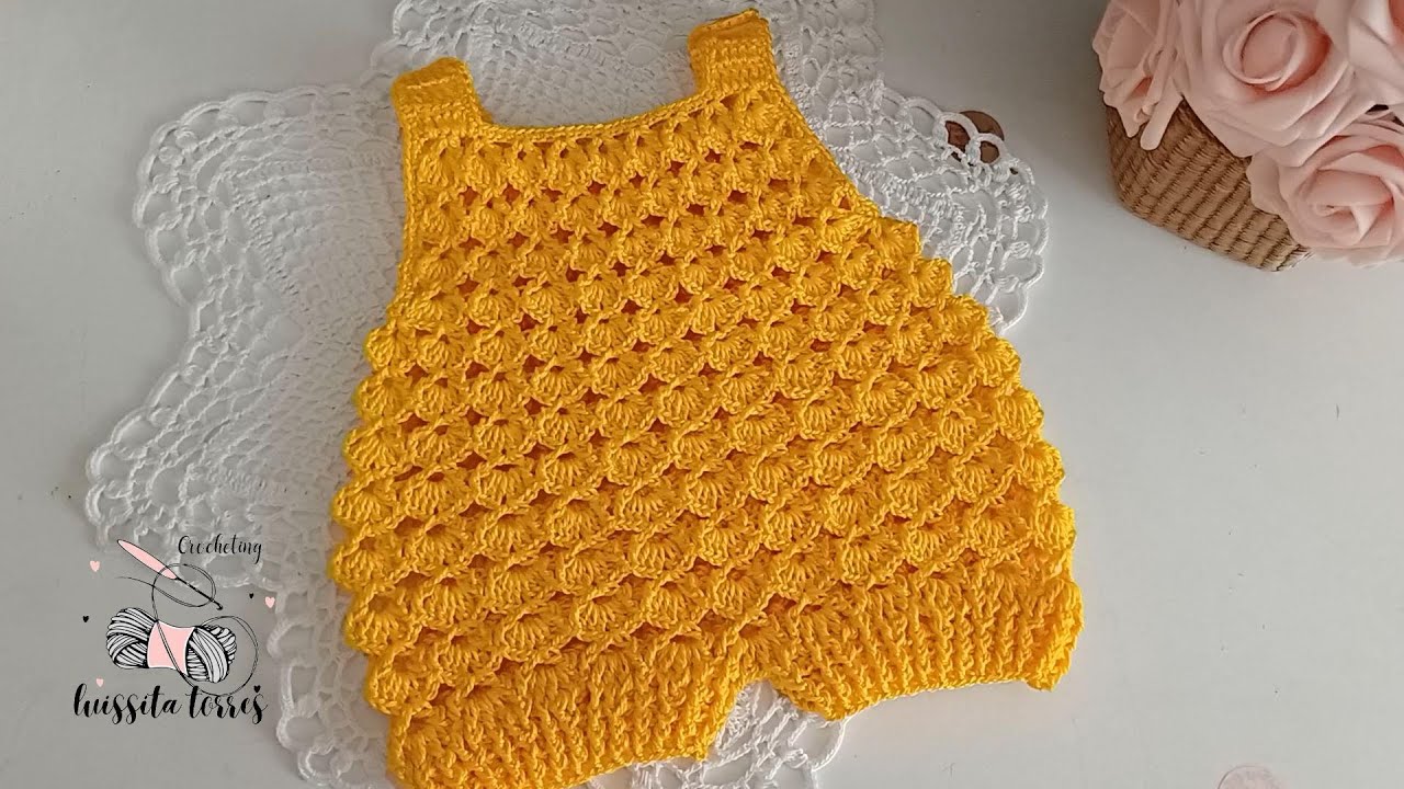 ¡NUEVO! ROPA DE BEBÉ A CROCHET CON DETALLES UNICOS AMARAS TEJER ESTA BELLEZA FÁCIL DE TEJER