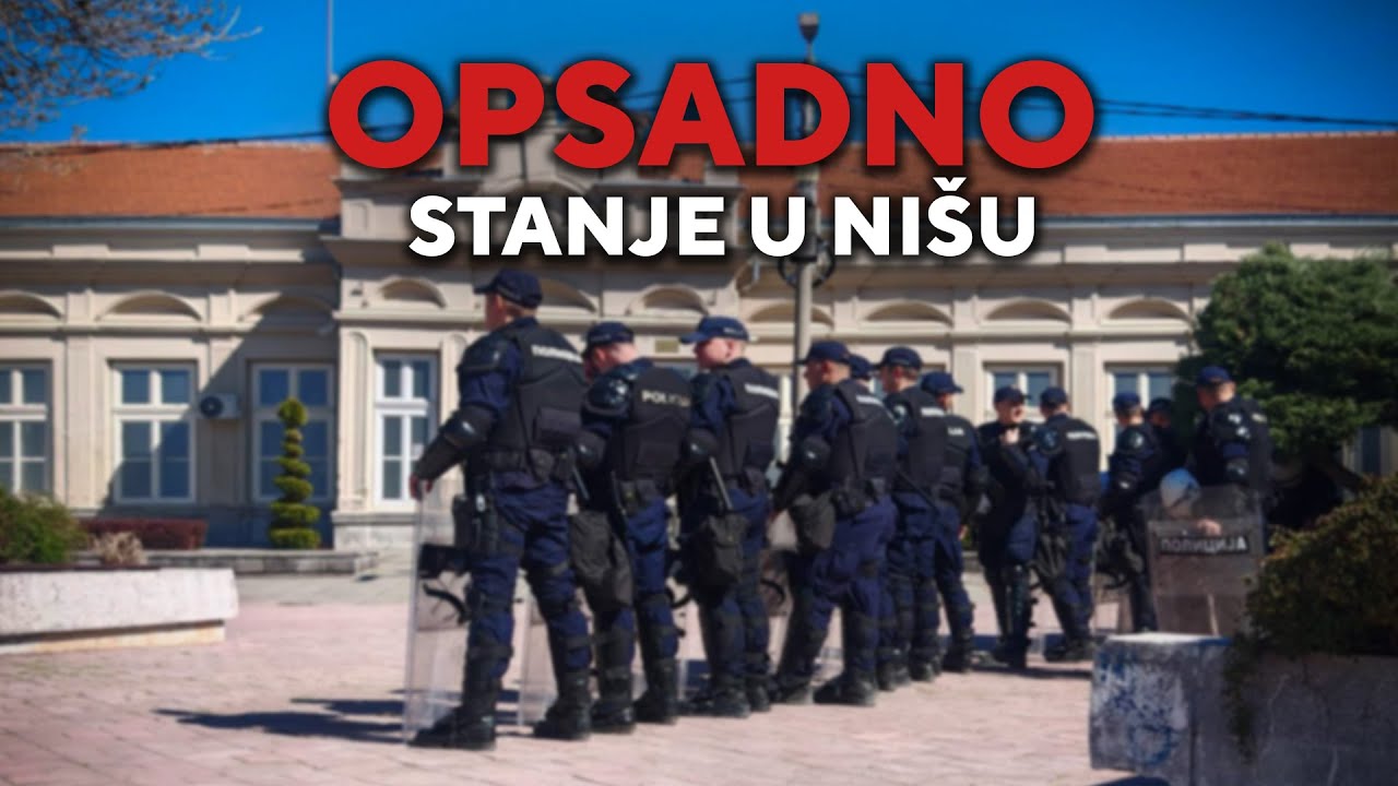 UŽIVO | Opsadno stanje u Nišu! Nemanja Šarović na licu mesta!