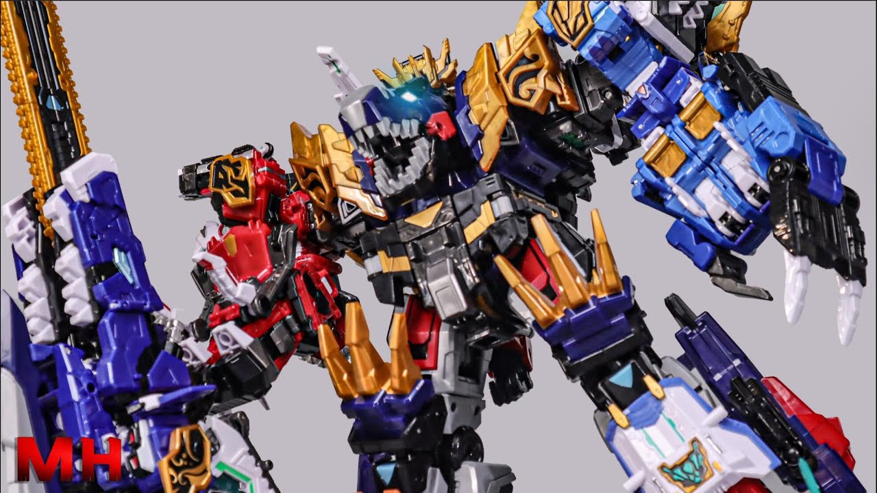 Miniforce Dinoid Warrior Great Rex Kaiser D9 Transformer Combine Robot 8PC Set