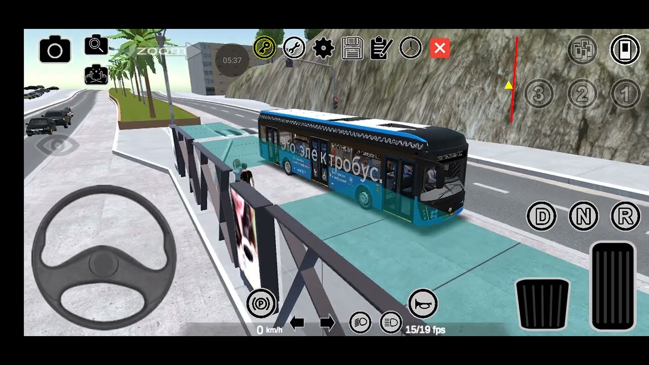Электробус ЛиАЗ 6274 как у нас на районе,только поездка в Proton bus simulator urbano