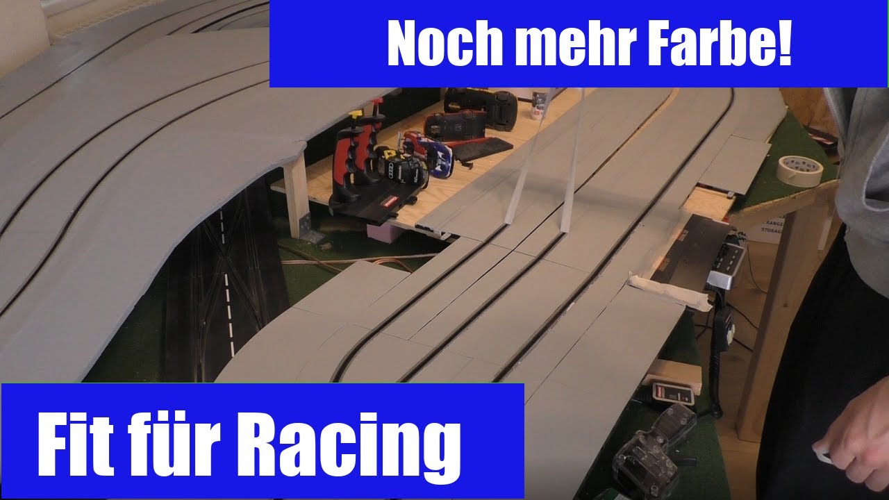 #8 Mehr Farbe. So streiche ich meine Carrera digital 132 / 124 Bahn an.