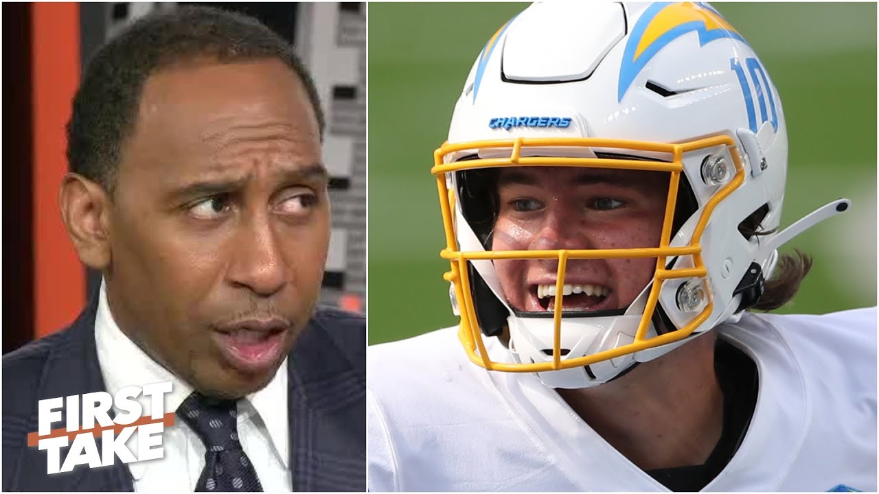 Stephen A. gives rookie QB Justin Herbert credit for an impressive debut vs. the Chiefs | First Take