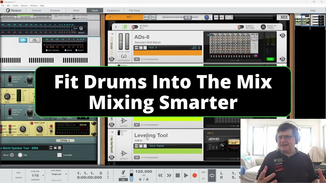 Fit Drums Into The Mix - Mixing Smarter