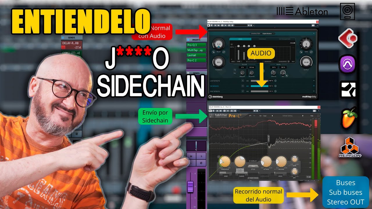 🔸🇸🇨  Cómo Hacer SIDE CHAIN y su Relación con la COMPRESIÓN y ECUALIZACIÓN Dinámica