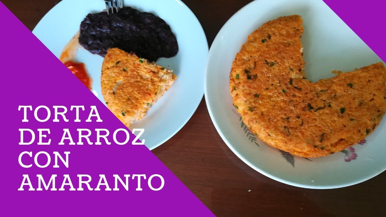 Torta de arroz con amaranto
