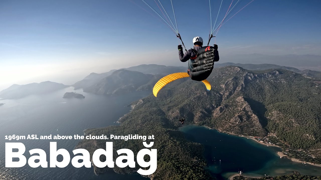 1969m ASL and above the clouds. Paragliding at Babadağ, Ölüdeniz S11E29