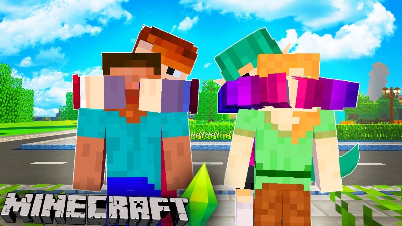 MINECRAFT SIMS #10 - Zrobiliśmy NIESPODZIANKĘ sąsiadom!