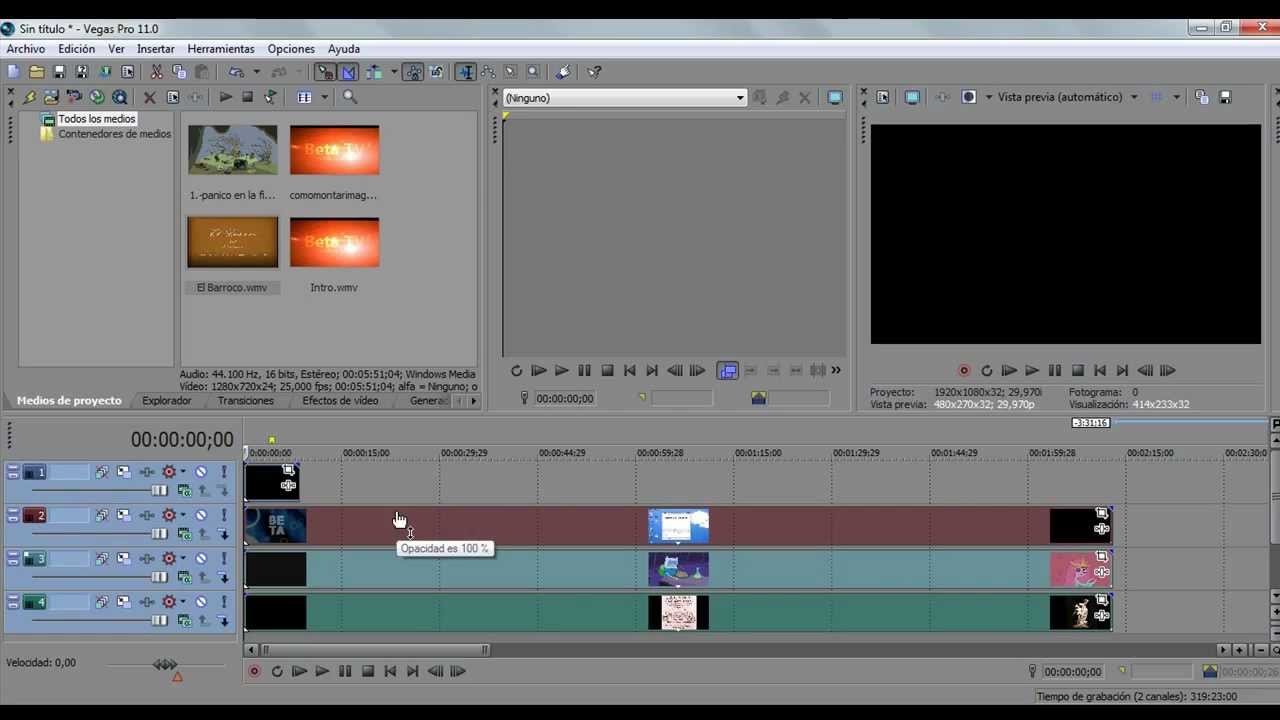 Como usar herramienta multi-camara (Sony Vegas Pro 11)