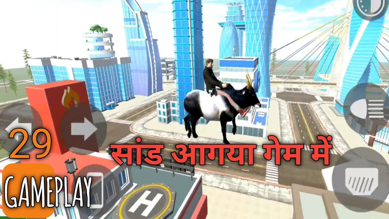 SAAND AAGAYA GAME ME//INDIAN BIKE DRIVING 3D GAME PLAY 29 HINDI ME 