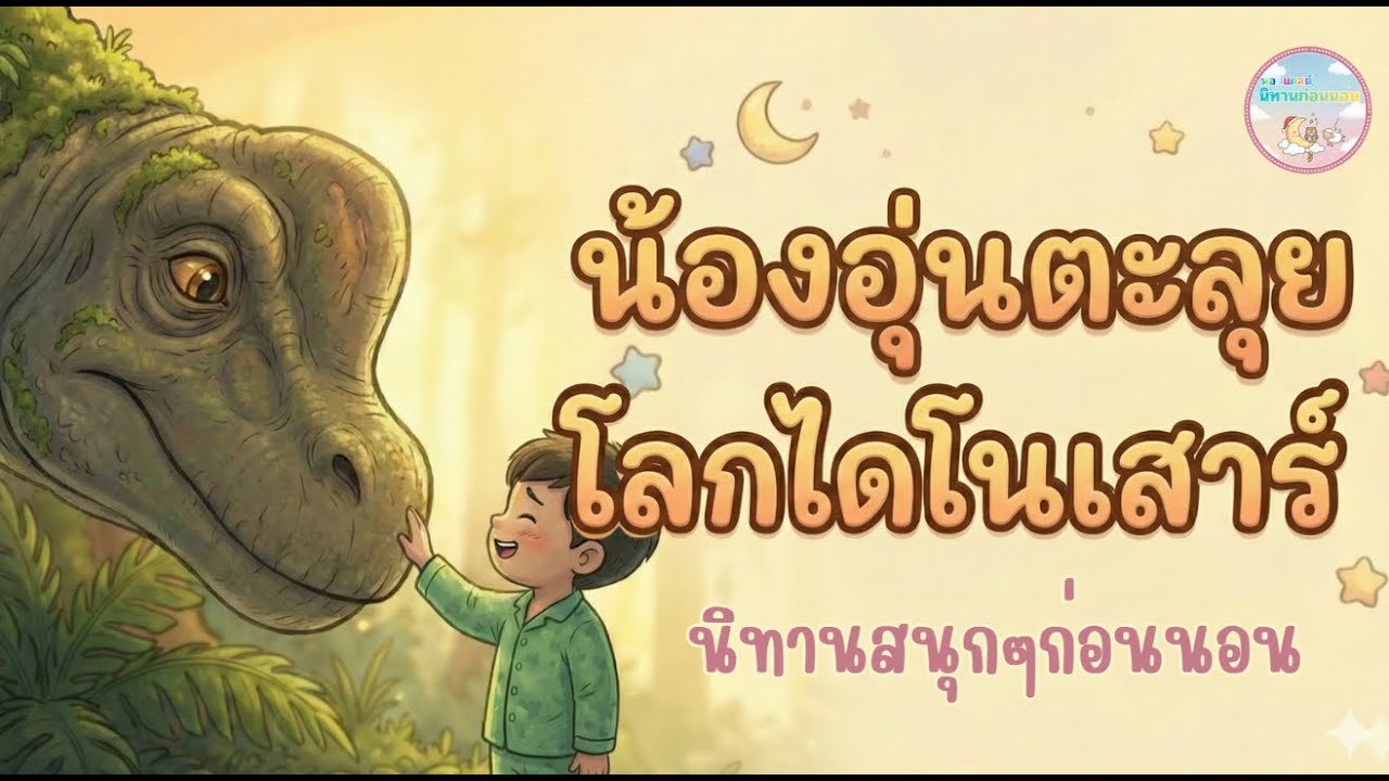 นิทานเรื่อง น้องอุ่นตะลุยโลกไดโนเสาร์ I นิทานน้องอุ่น