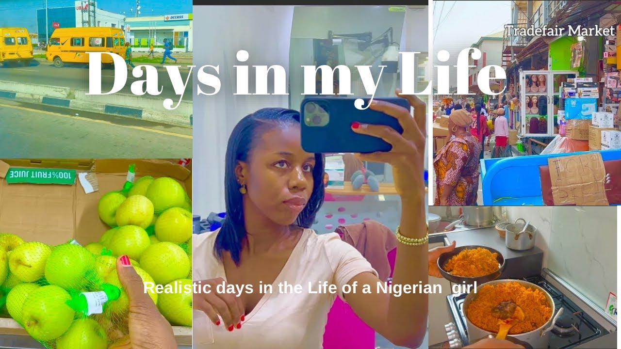Day in my life | Living alone | Life of a Nigerian Girl | Calm Vlog, Lagos Market shopping