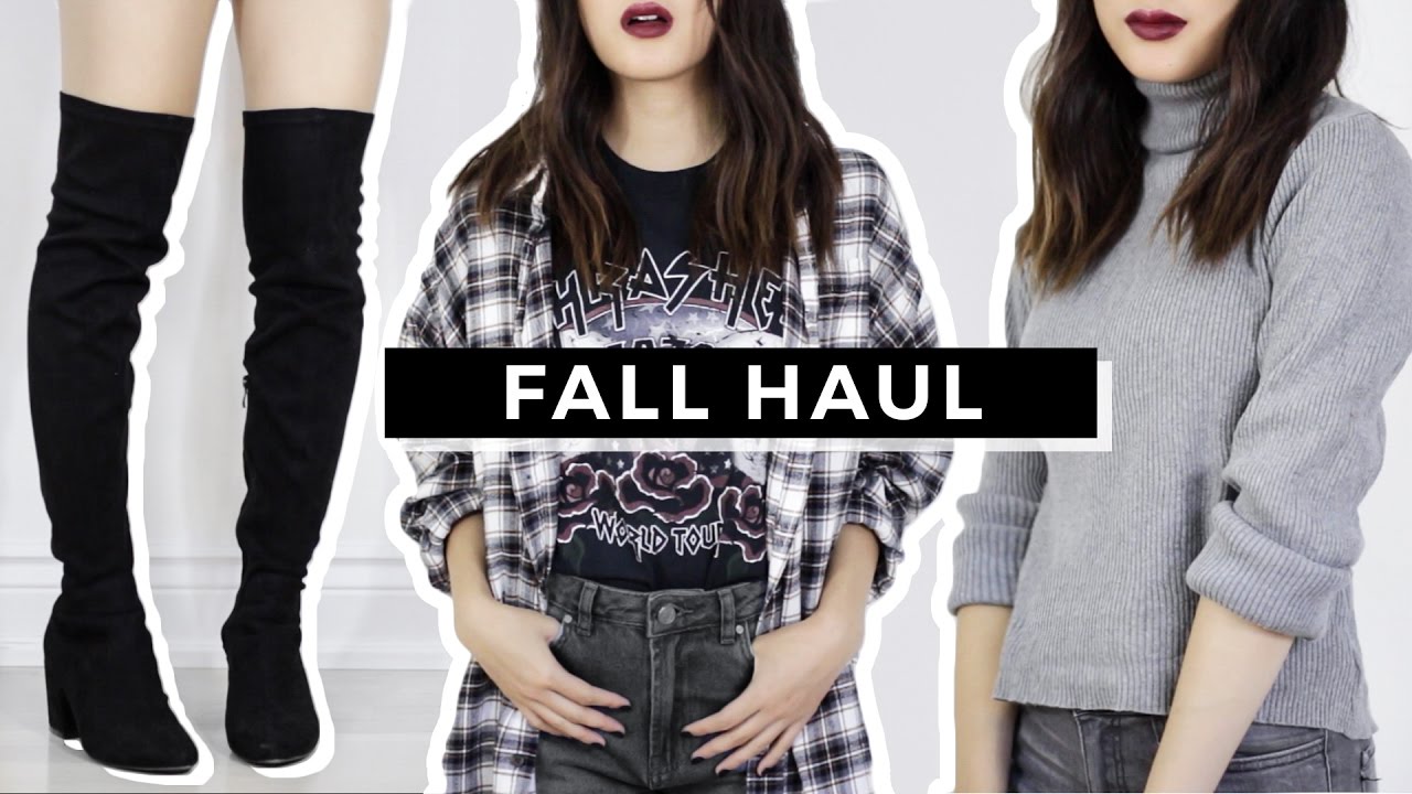 FALL TRY ON HAUL | Missguided, Zara, Public Desire, Thrift