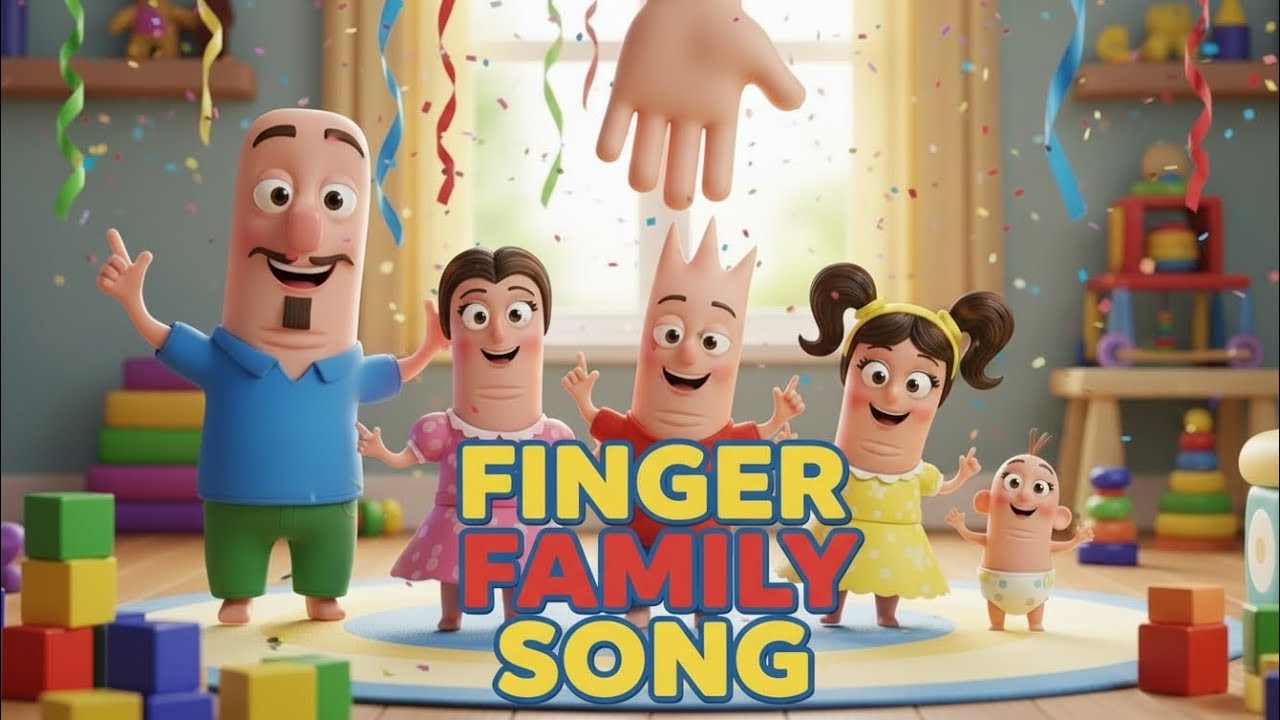 Finger Family Song 👋 | Daddy Mommy Brother Sister Baby Finger | Nursery Rhymes