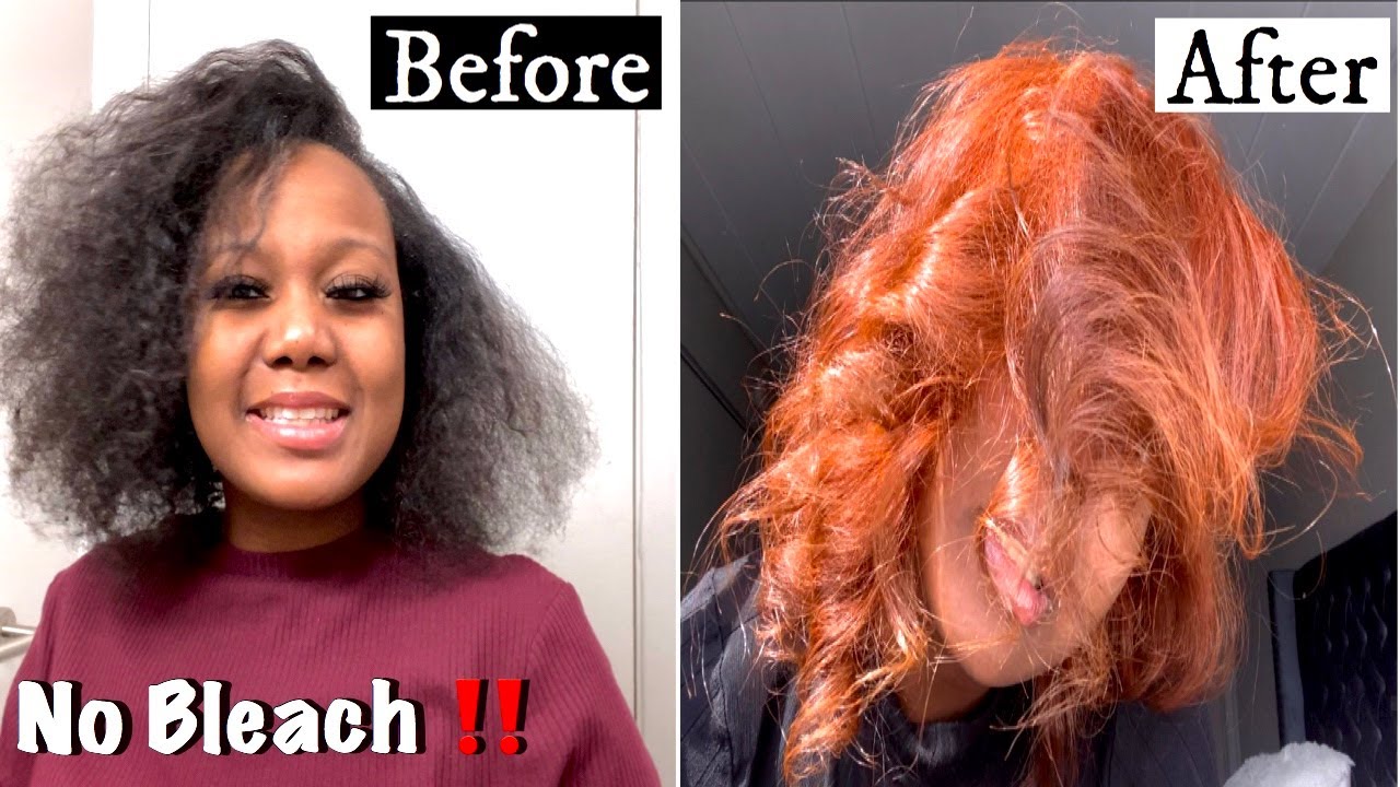 Dying my hair Copper/Orange  (NO BLEACH)