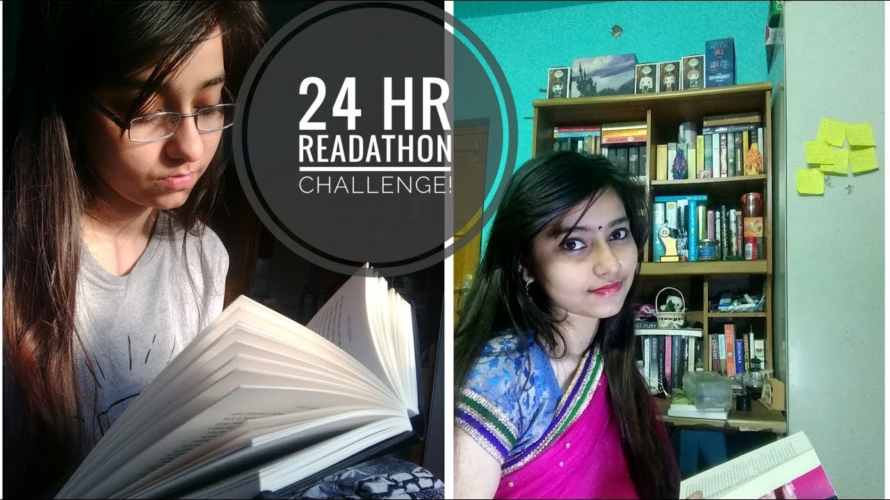 I READ FOR 24Hrs ?! The 24-Hour-Readathon Challenge | Reading Vlog