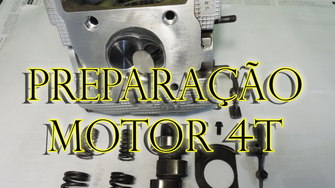 PREPARAÇÃO MOTOR 4T - CABEÇOTE | Paulo Stinghel