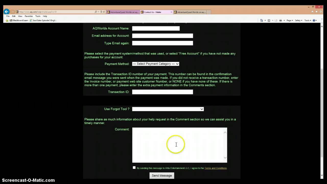 AQW how to Recover a Account 100% works.