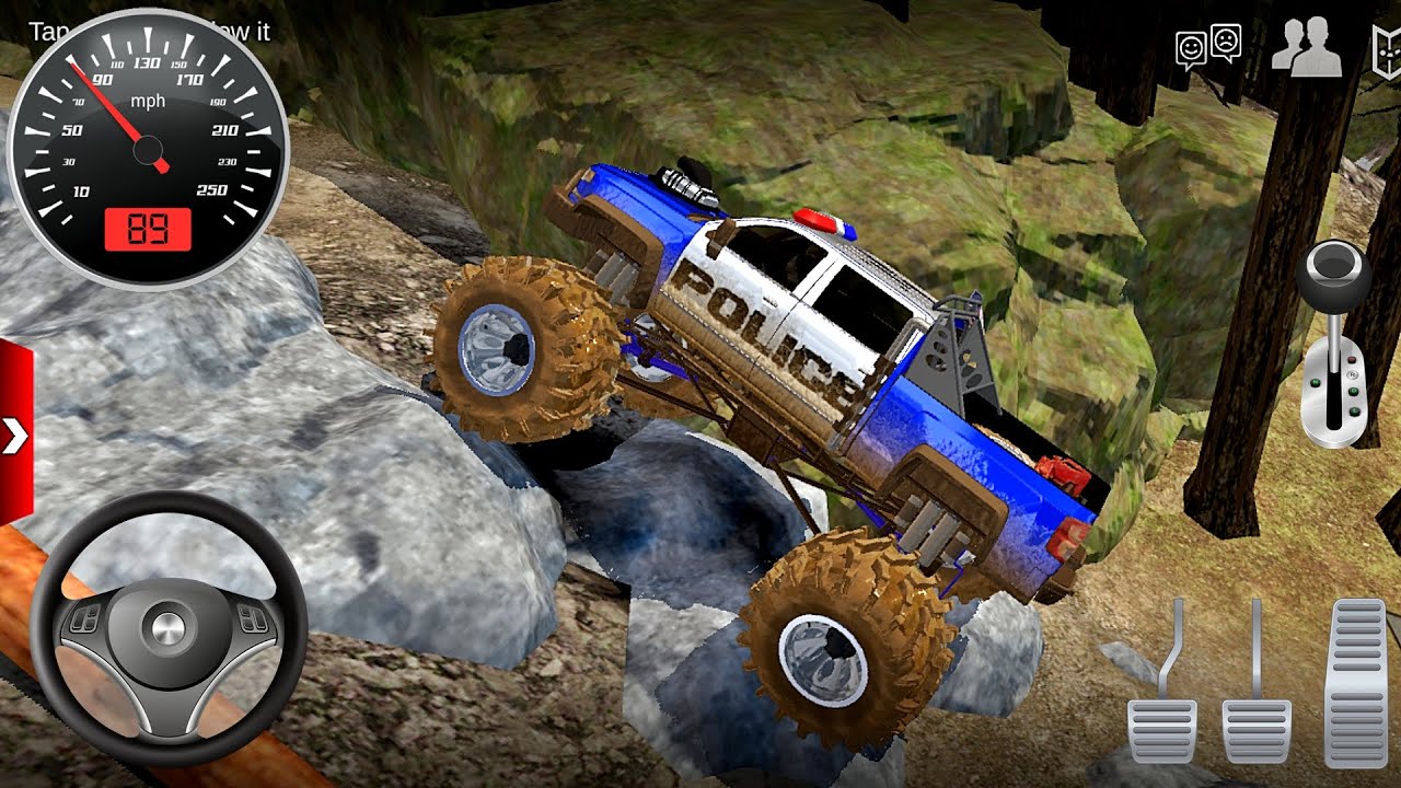 Juegos de Carros | Police Monster Trucks Impossible Driver #8 – Android Gameplay