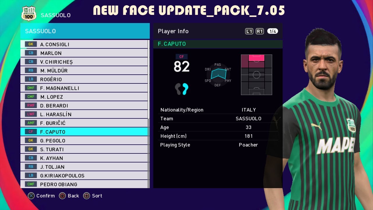 REVIEW NEW FACE  UPDATE VR_PATCH UPDATEPACK 7.05