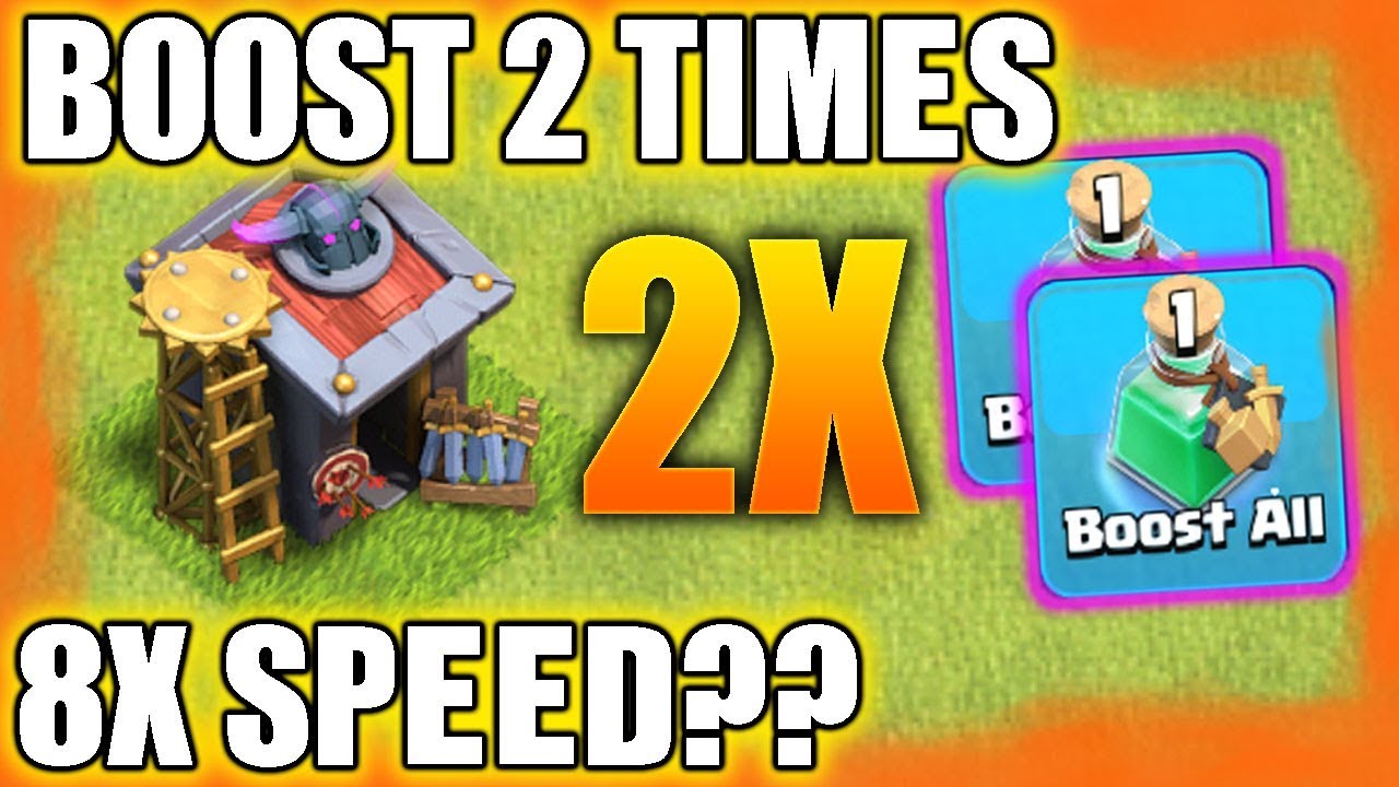 Using Training Potion 2 Times | Can We 8x Speed In Army Training |Clash Of Clans