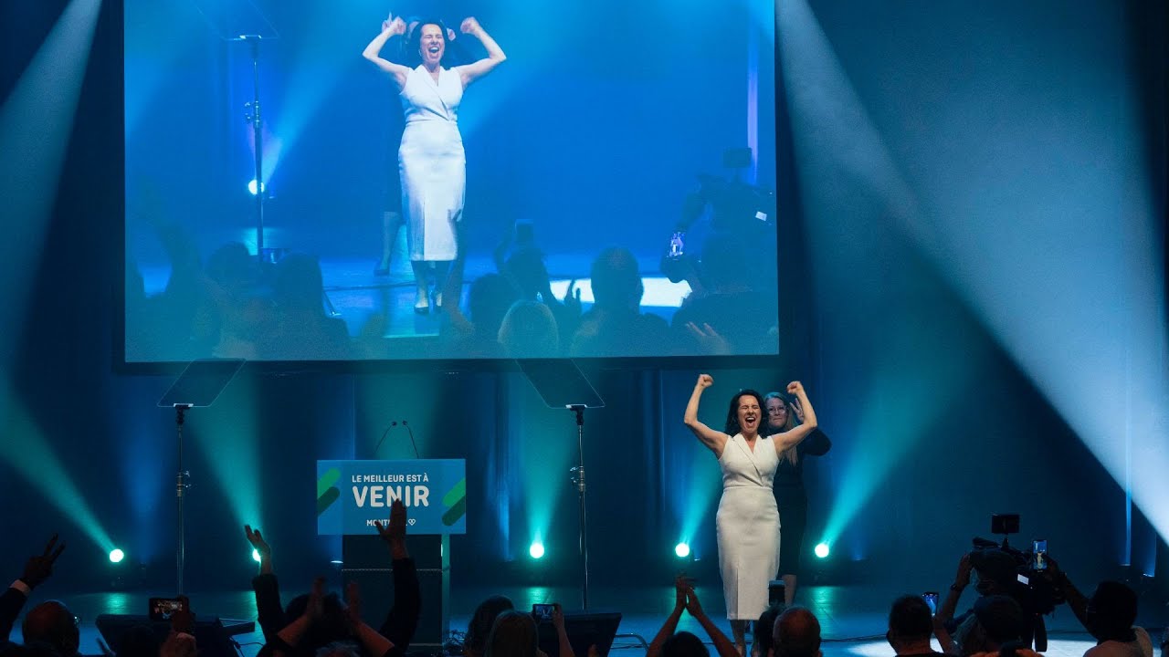 Élections municipales 2021 : discours de victoire de Valérie Plante