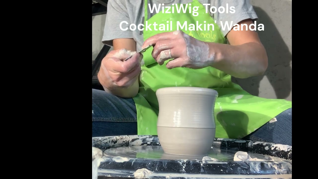WiziWig Pottery Tools Cocktail Makin' Wanda Profile Rib Demo Video
