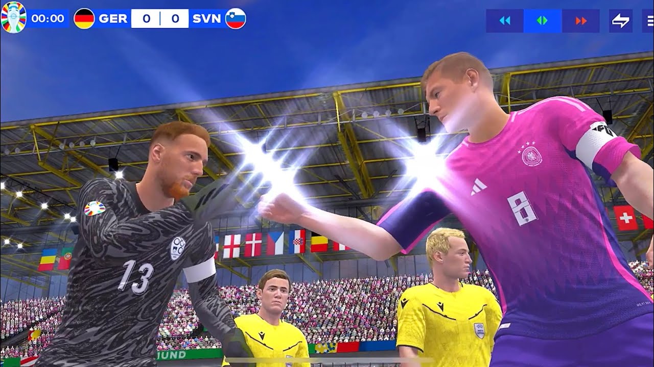FC Mobile 24 ЕВРО-раунд 16. Серия пенальти. Германия — Словения #fcmobile24