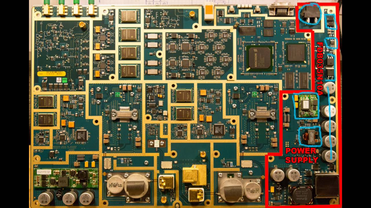 Ericsson RBS2216 900MHz GSM Radio Base Station Teardown