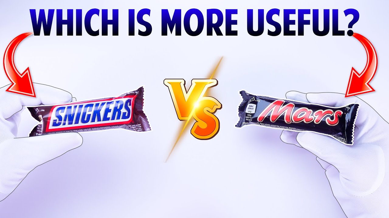 Snickers VS Mars - Comparison. Which is more useful - Snickers or Mars?