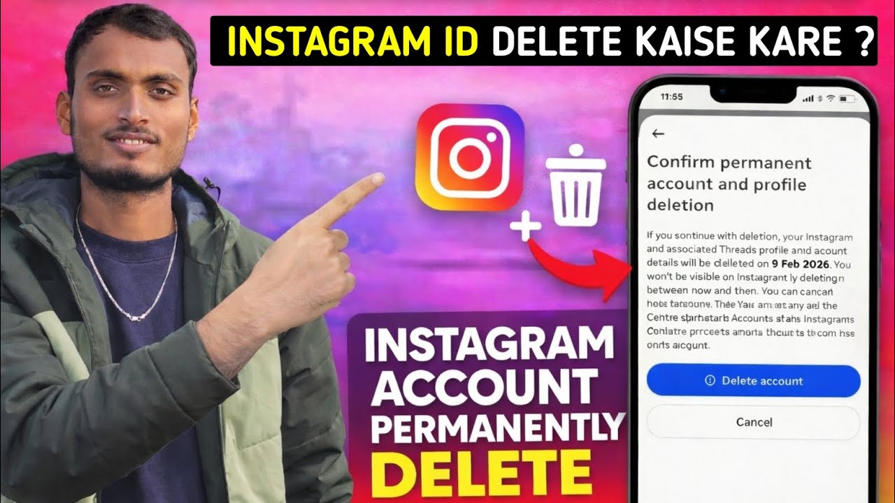 Instagram account delete kaise kare permanently | instagram id delete kaise kare | instagram account