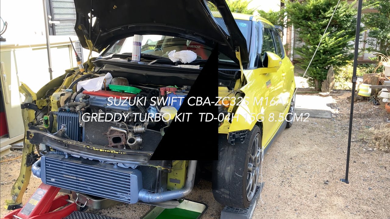 SUZUKI SWIFT ZC32S M16A/GREDDY TURBO KIT.Oil leaks, radiator leaks, exhaust manifold cracks, etc.