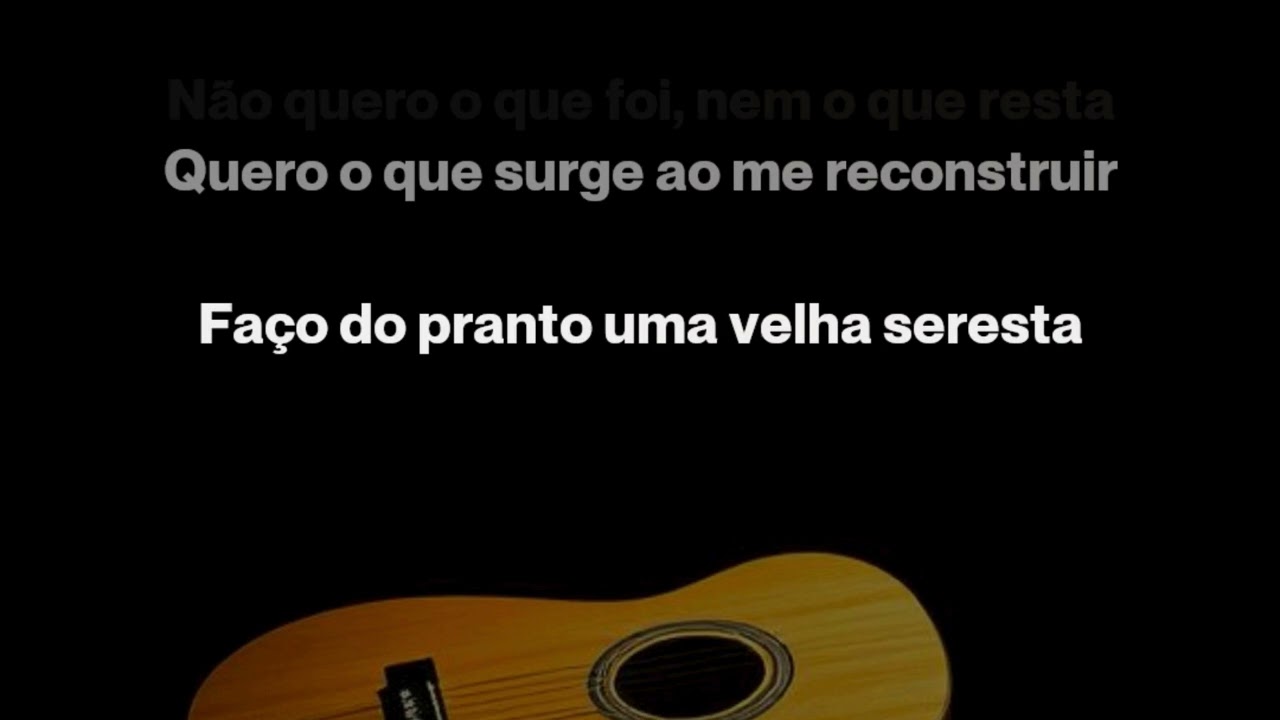 Dos destroços, um canto