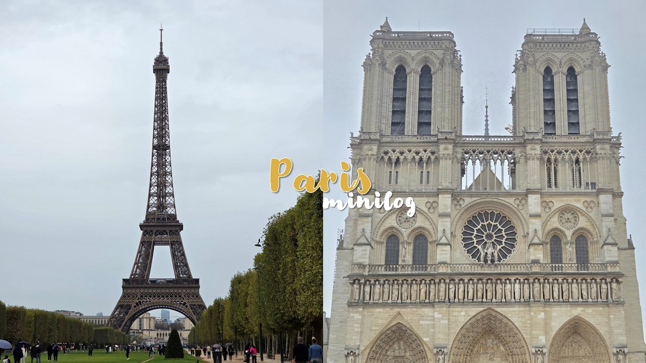 7박 8일 파리 여행 🇫🇷 1일차 | 에펠탑, 오페라 가르니에, 루브르, 노트르담 대성당, 셰익스피어 서점