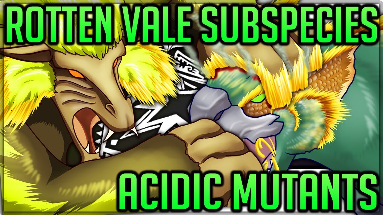 Iceborne Rotten Vale Subspecies - New Mutant Monsters - Monster Hunter World Iceborne! (Theory/Fun)