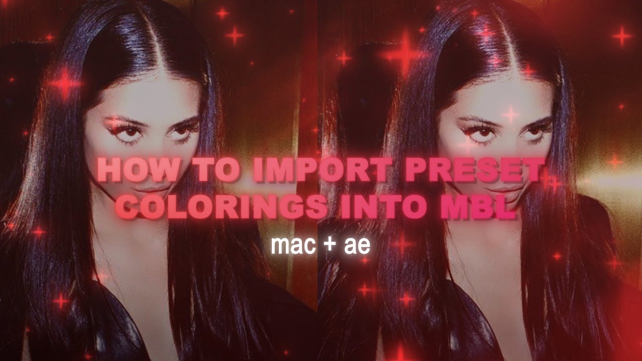 как импортировать цветовые пресеты | After Effects