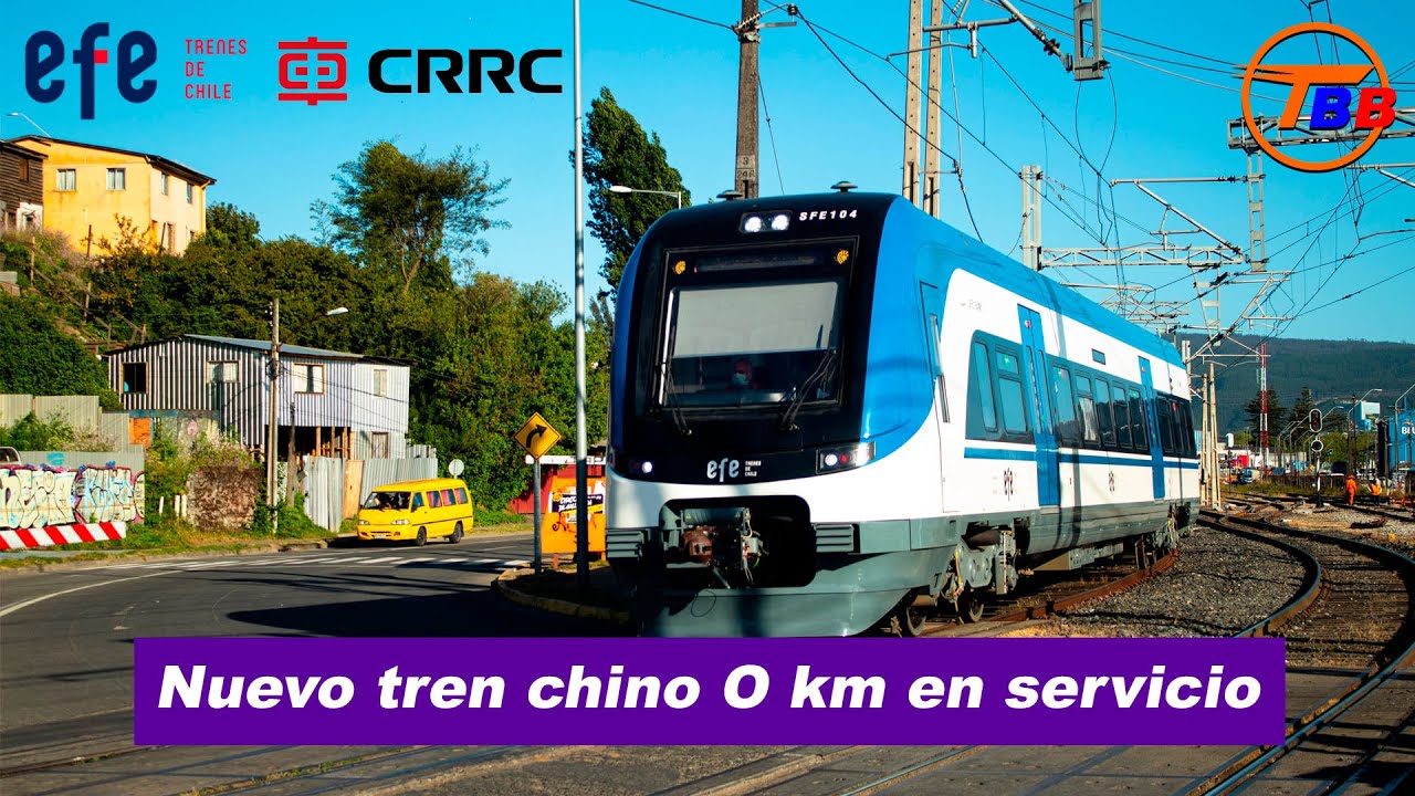 Los renovados servicios del Bio Bio en sus primeros días de operaciones (CRRC SFE-100/200)