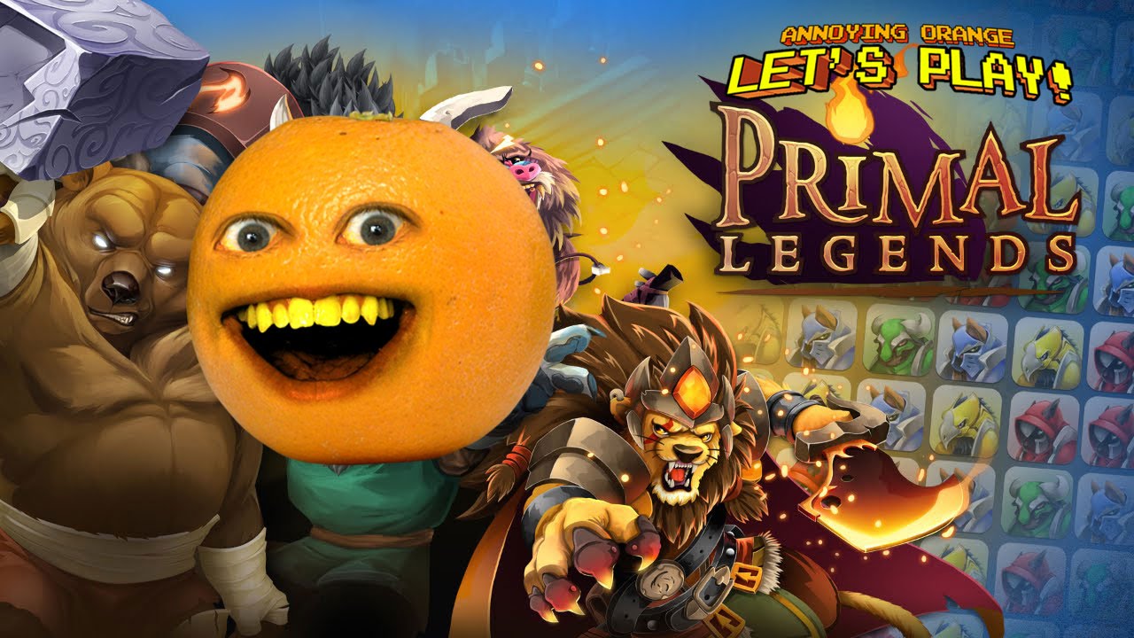Раздражающие оранжевые игроки играют в Primal Legends