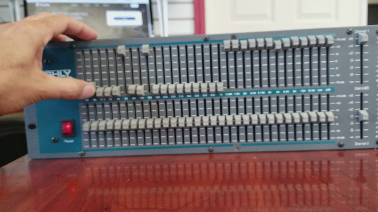 Ashley GQX 3102 Stereo Grafic Third Octave EQ for Sale on ebay
