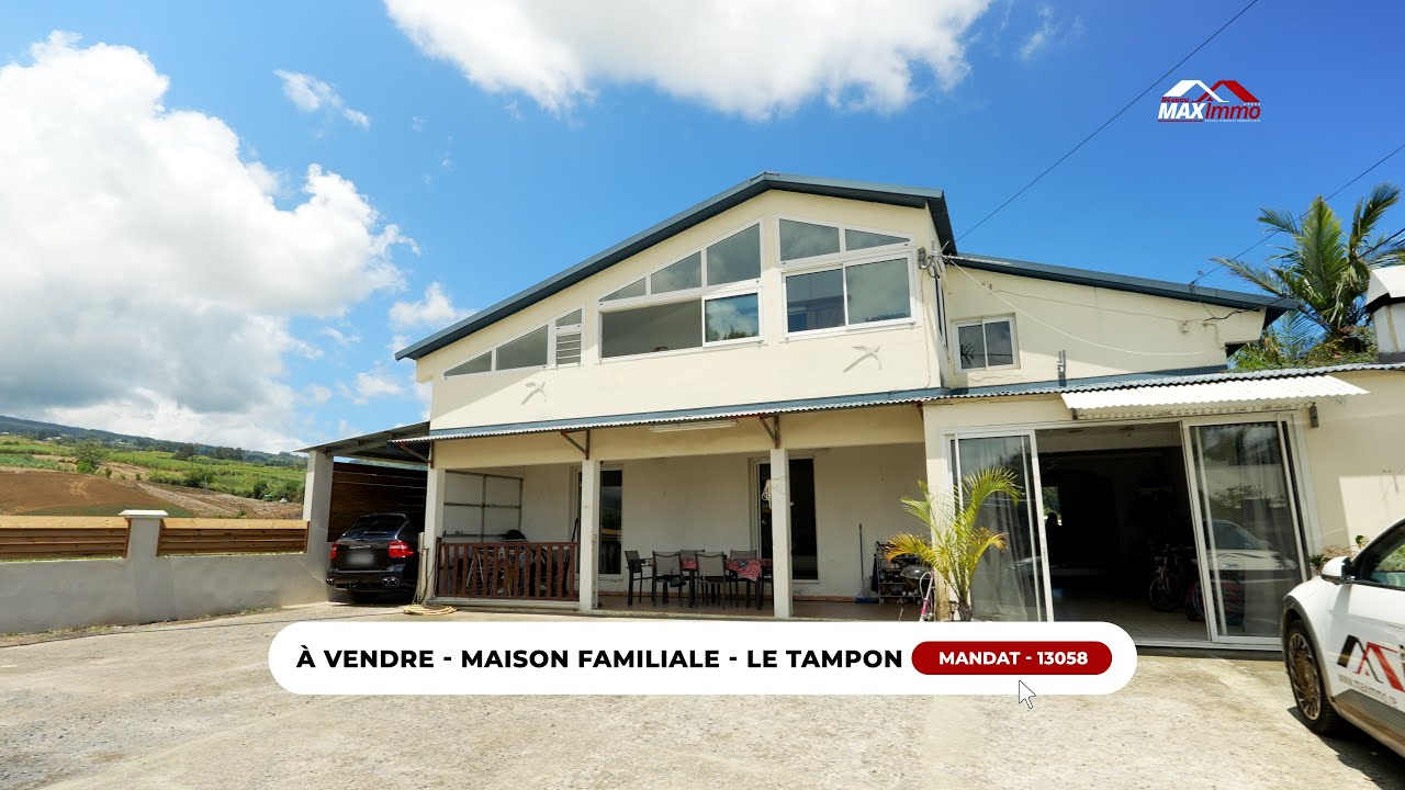 À VENDRE | Belle maison de 230 m² à Bérive, Le Tampon | 347 750 € HAI #hometour #MaisonÀVendre #974