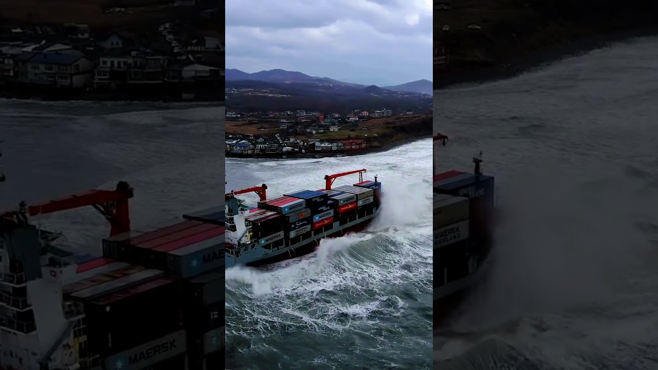 Ship vs Storm 🌊⚡ Witness the Power of Nature! #ShipInStorm #OceanStorm #seaadventures