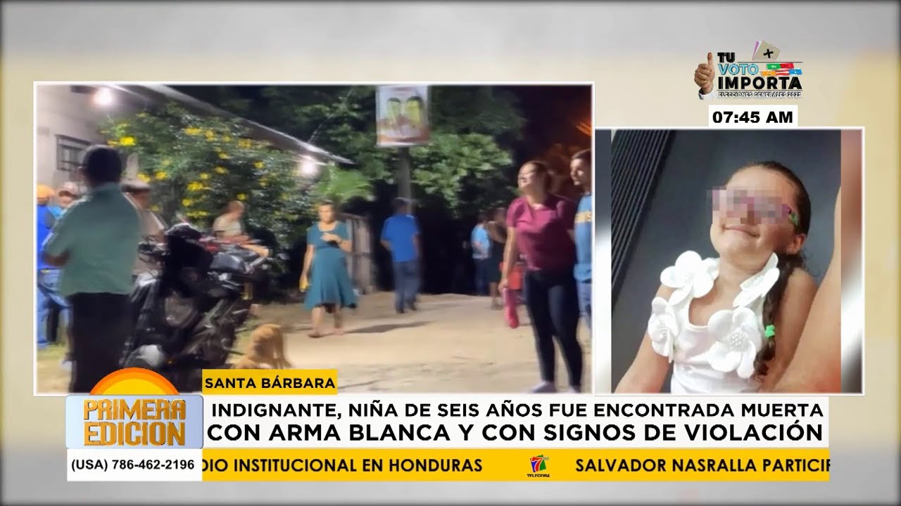 Indignante, niña de seis años fue encontrada sin vida en Santa Bárbara