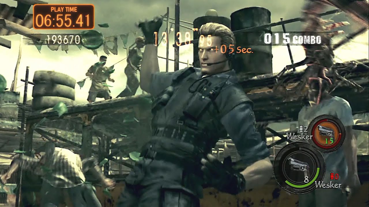[PS3]バイオハザード5／RESIDENT EVIL 5：THE MERCENARIES #210 集会場 999k(13：42)
