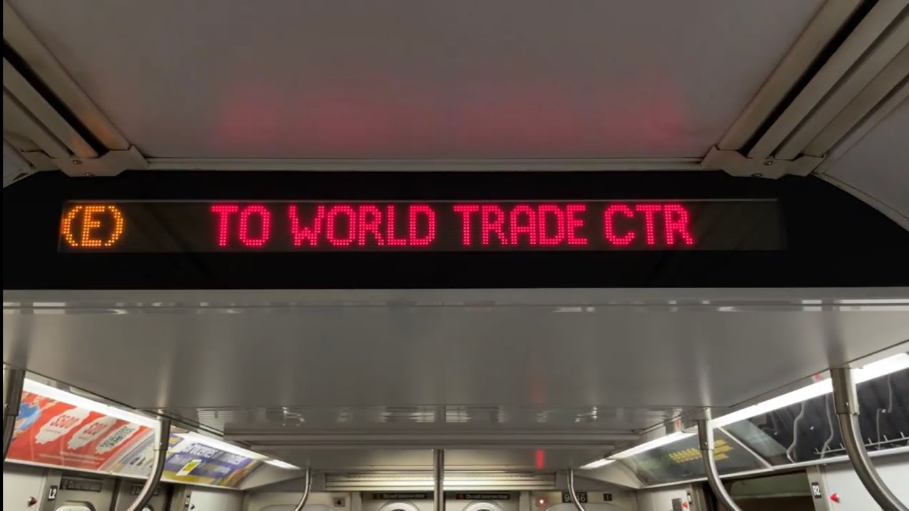 IND 8 Av Local: R160A (E) Train [Jamaica Center to World Trade Center #1]