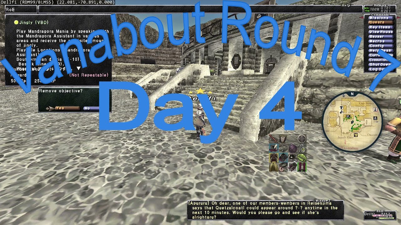 FFXI : Vanabout Round 7 Day 4