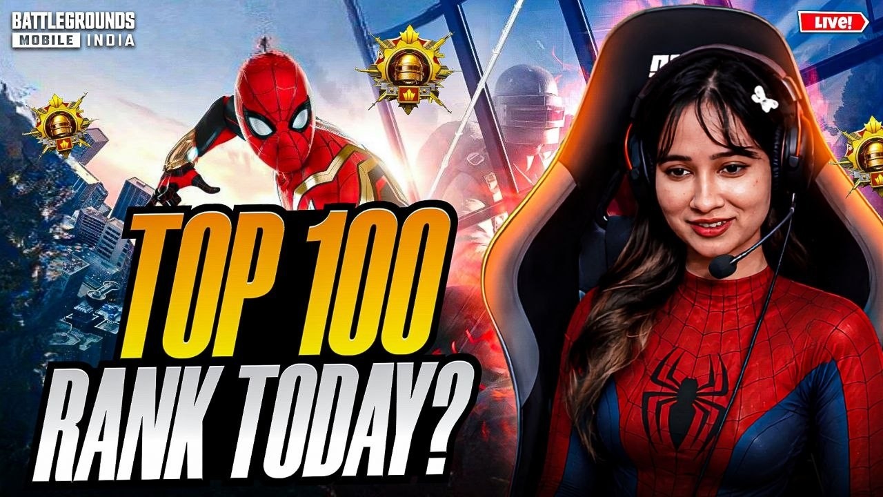 CHALLENGE 50 KILLS OR WHAT🕸️🔥IN TOP 100 ??? KAUR OP BGMI | |#bgmilive #girlgamer #pubgmobile